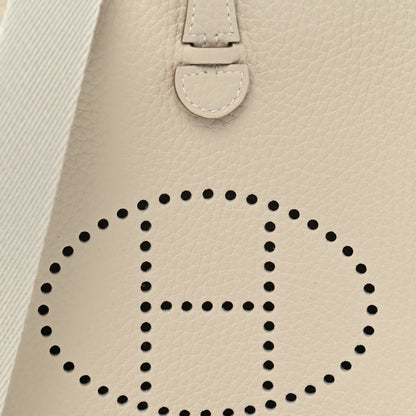 Hermes Taurillon Clemence Evelyne TPM Craie 8 of 11