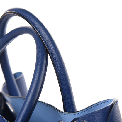 Christian Dior Supple Grained Calfskin Large Open Bar Tote Blue 15 of 16
