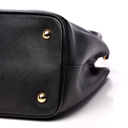 Prada Saffiano Lux Medium Tote Black 8 of 12