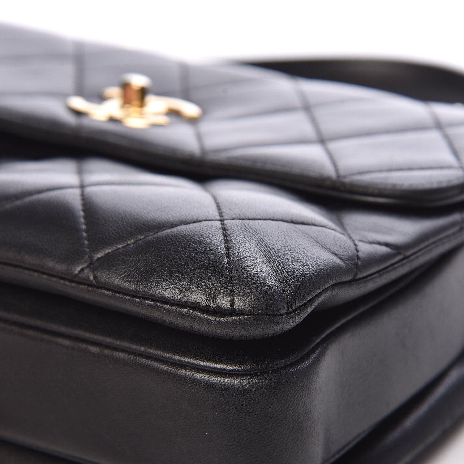 Chanel Lambskin Quilted Small Trendy CC Dual Handle Flap Bag Black 13 of 16