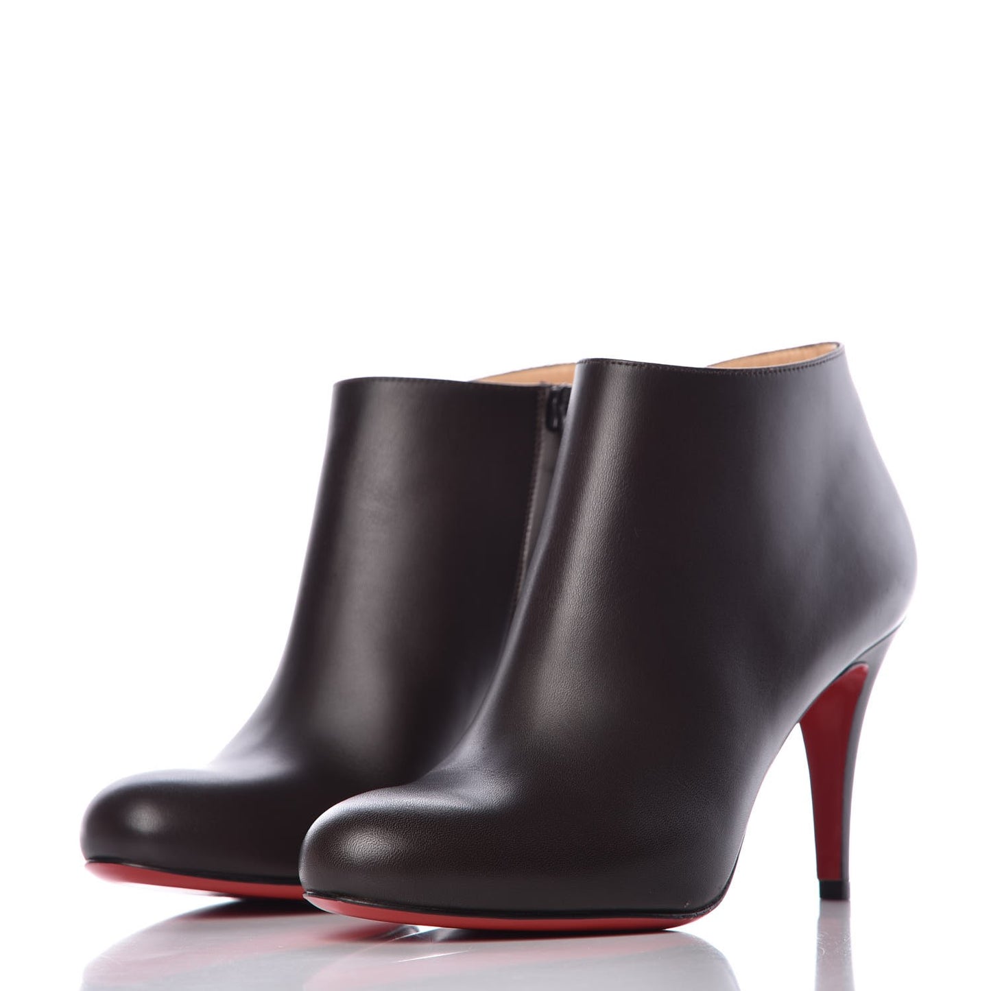 Calfskin Belle 85 Ankle Boots 36.5 Black