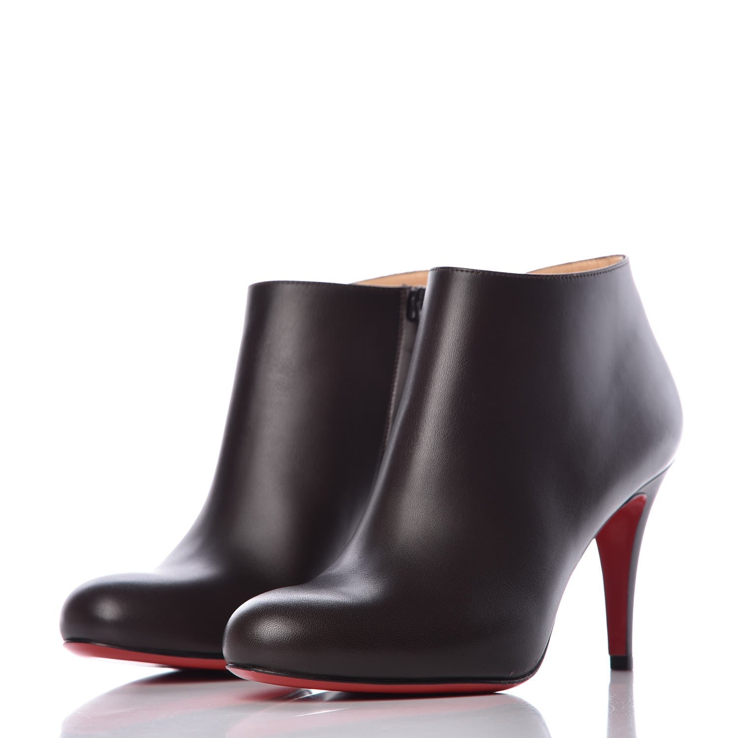 Christian Louboutin Calfskin Belle 85 Ankle Boots 36.5 Black 3 of 11