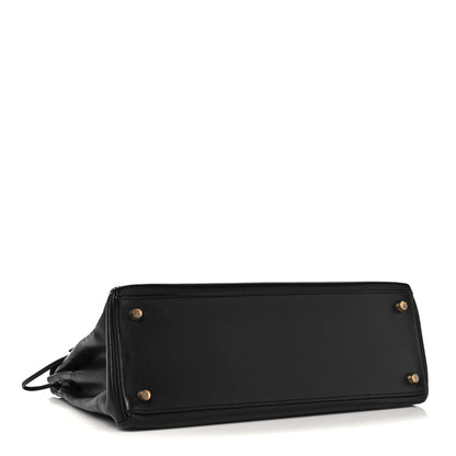 Hermes Box Kelly Retourne 32 Black 5 of 49