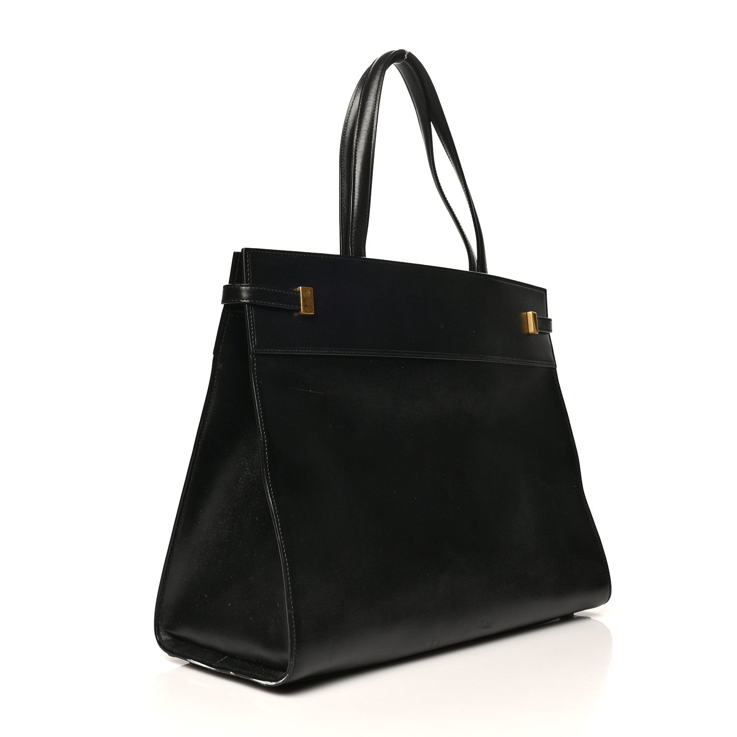 Saint Laurent Calfskin Medium Manhattan Shopper Tote Black 3 of 10