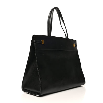 Saint Laurent Calfskin Medium Manhattan Shopper Tote Black 3 of 10