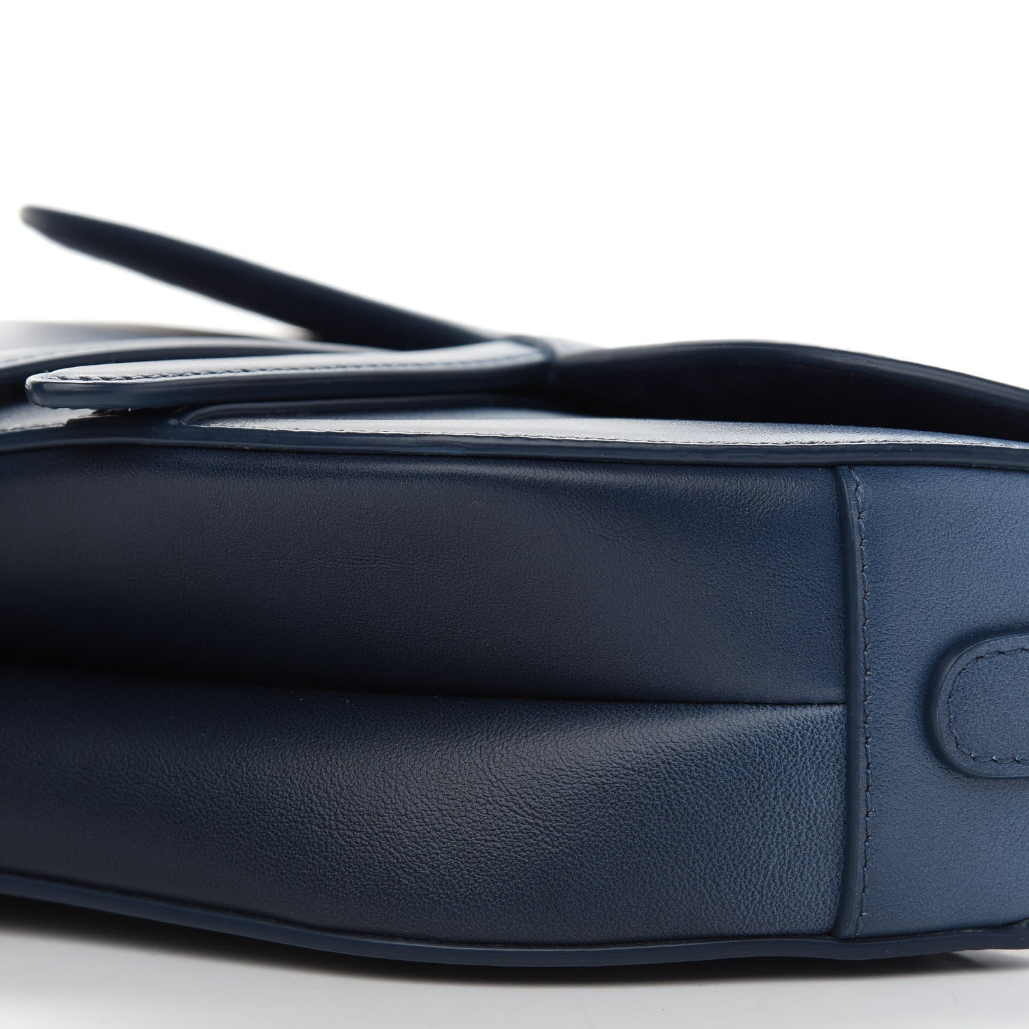 Christian Dior Calfskin Gradient Saddle Bag Indigo Blue 9 of 9