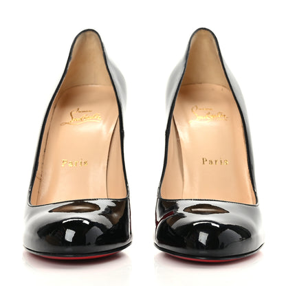 Christian Louboutin Patent Ron Ron 100 Pumps 39 Black 2 of 7