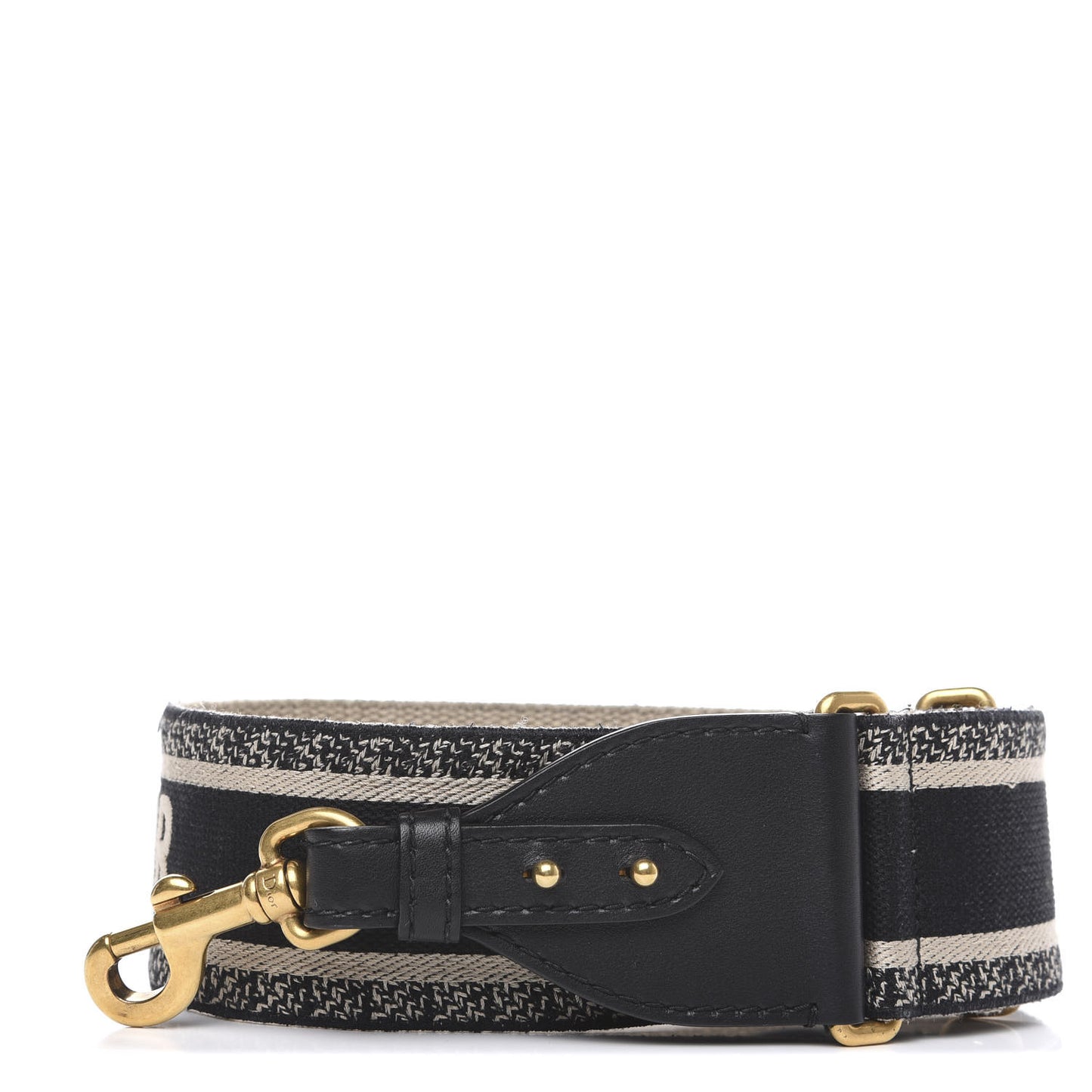 Canvas Embroidered Shoulder Strap Blue