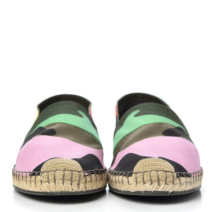 Valentino Garavani Canvas Camouflage Espadrille Flats 39 Muticolor 2 of 11