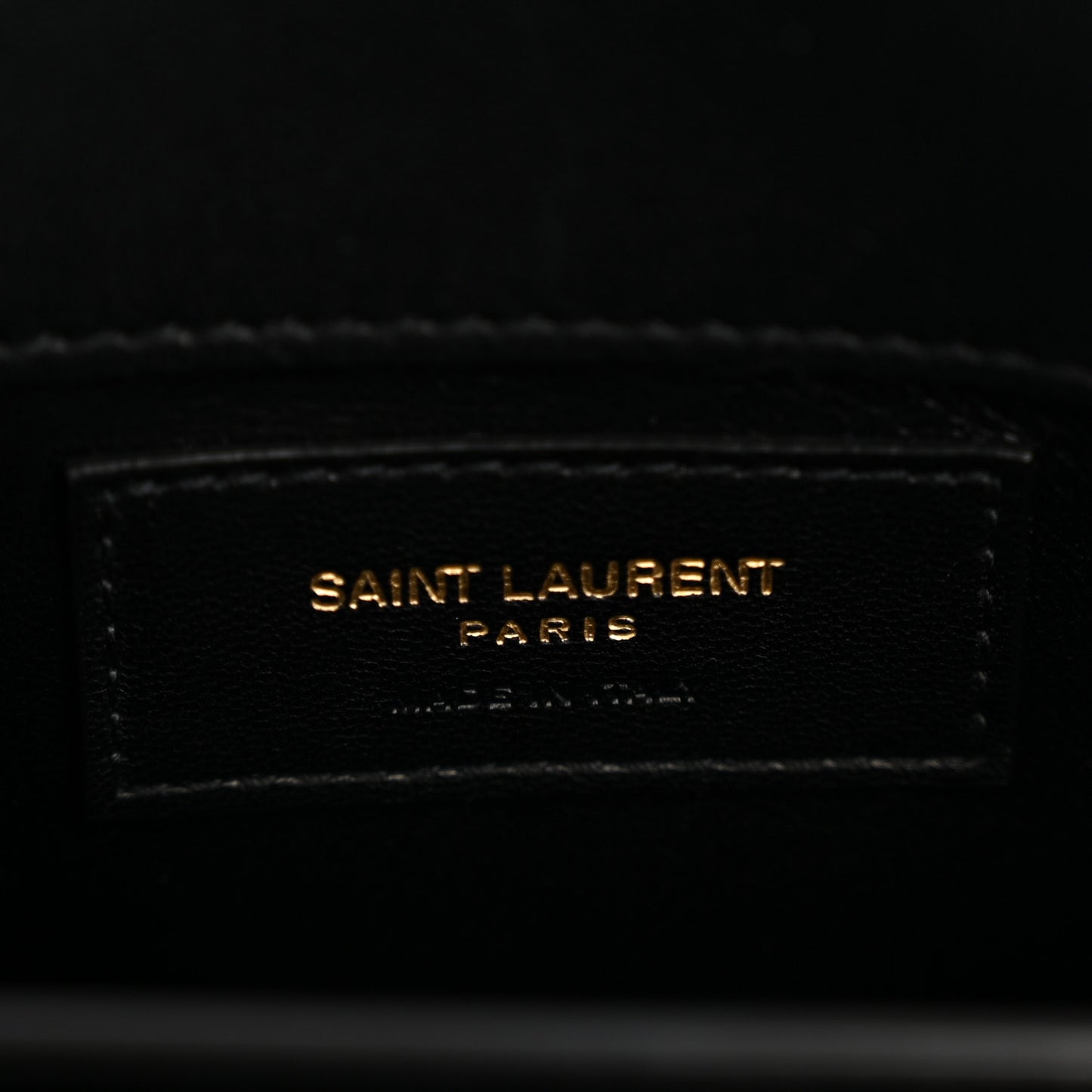 Lambskin Quilted Le Maillon Square Crossbody Bag Black