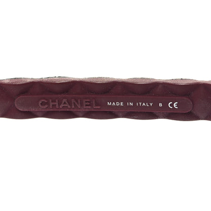Chanel Lambskin Square Chain Sunglasses 5289-Q Red 5 of 8