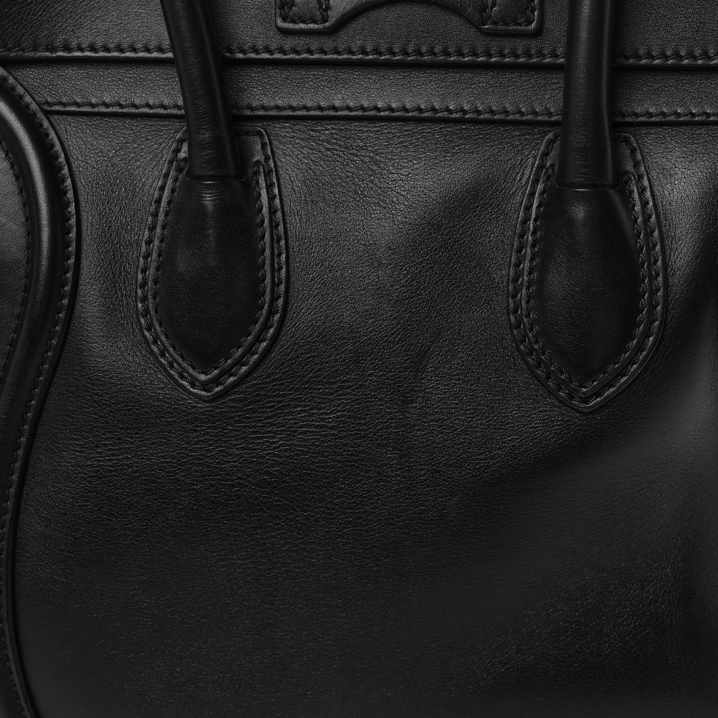 Smooth Calfskin Mini Luggage Black