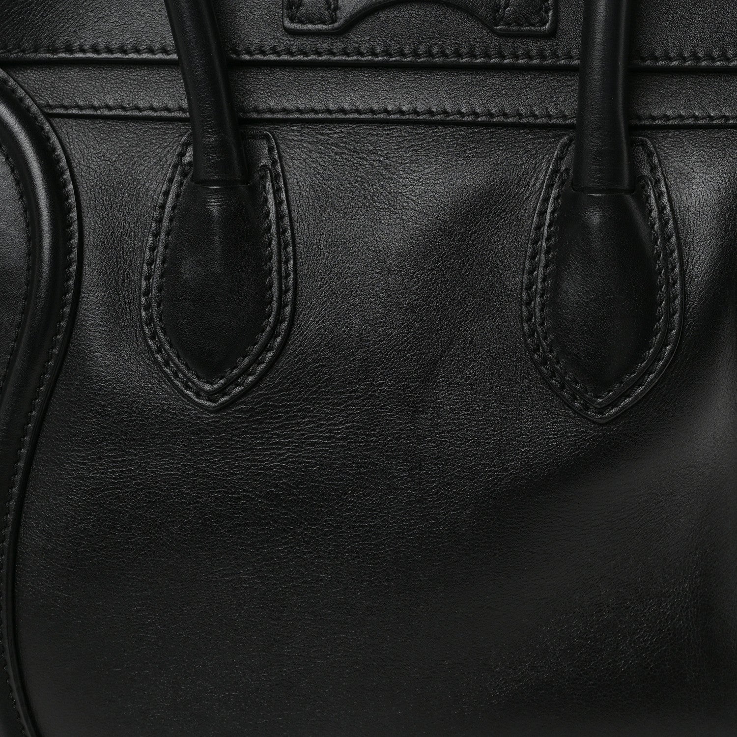 Celine Smooth Calfskin Mini Luggage Black 9 of 9