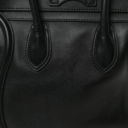 Celine Smooth Calfskin Mini Luggage Black 9 of 9