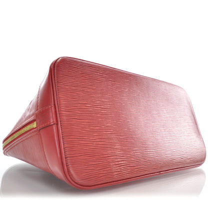 Louis Vuitton Epi Alma Red 6 of 10