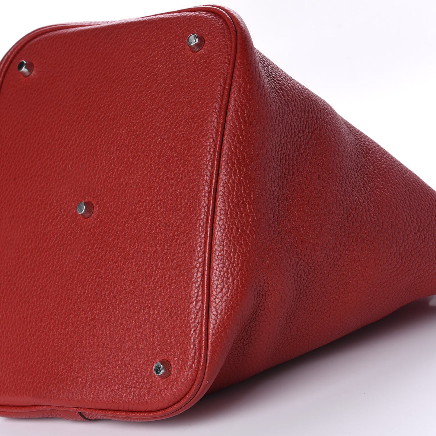 Taurillon Clemence Picotin Lock 26 GM Rouge Casaque