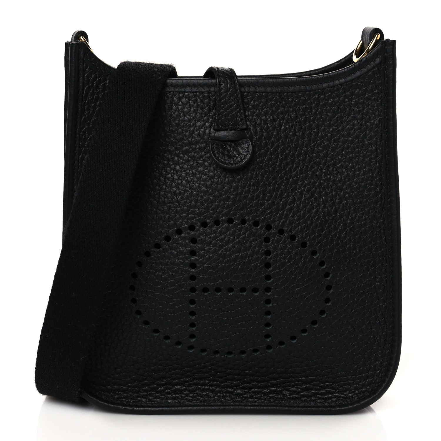 Hermes Taurillon Clemence Evelyne TPM Black 1 of 11
