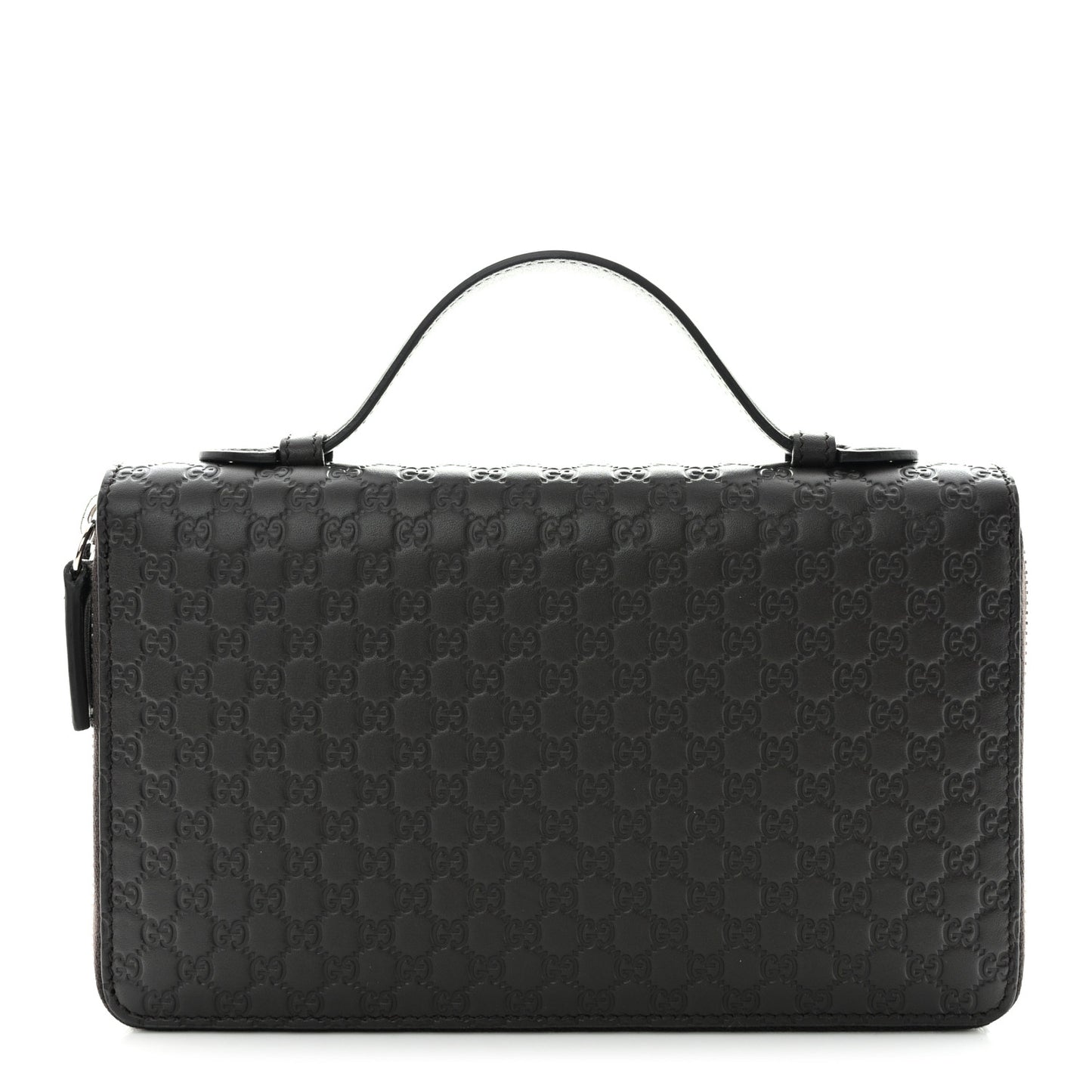 Microguccissima Zip Around Top Handle Travel Wallet Testa di Moro