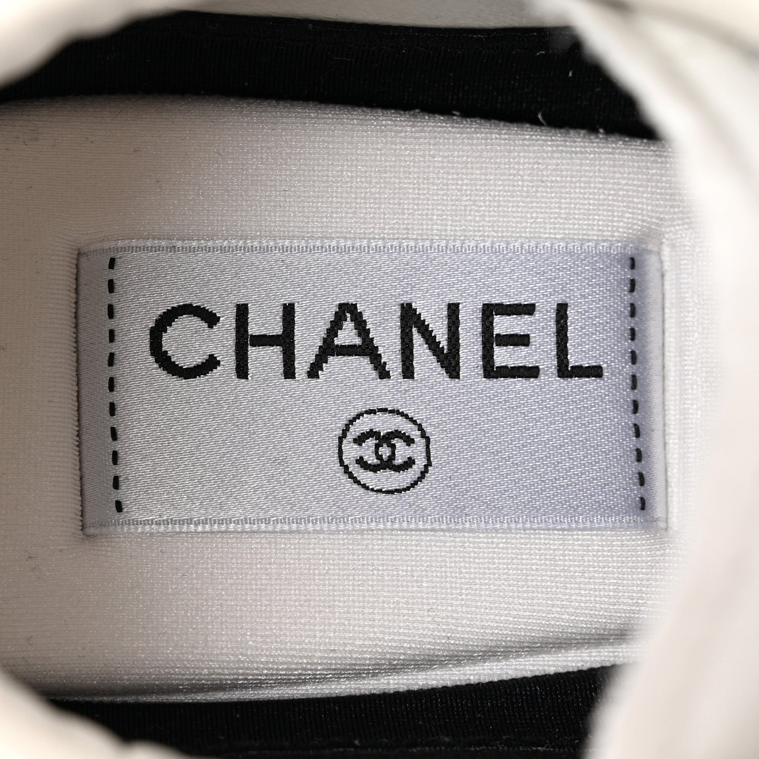 Chanel Calfskin CC Womens Sneakers 40 White 7 of 12