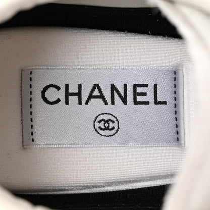 Chanel Calfskin CC Womens Sneakers 40 White 7 of 12