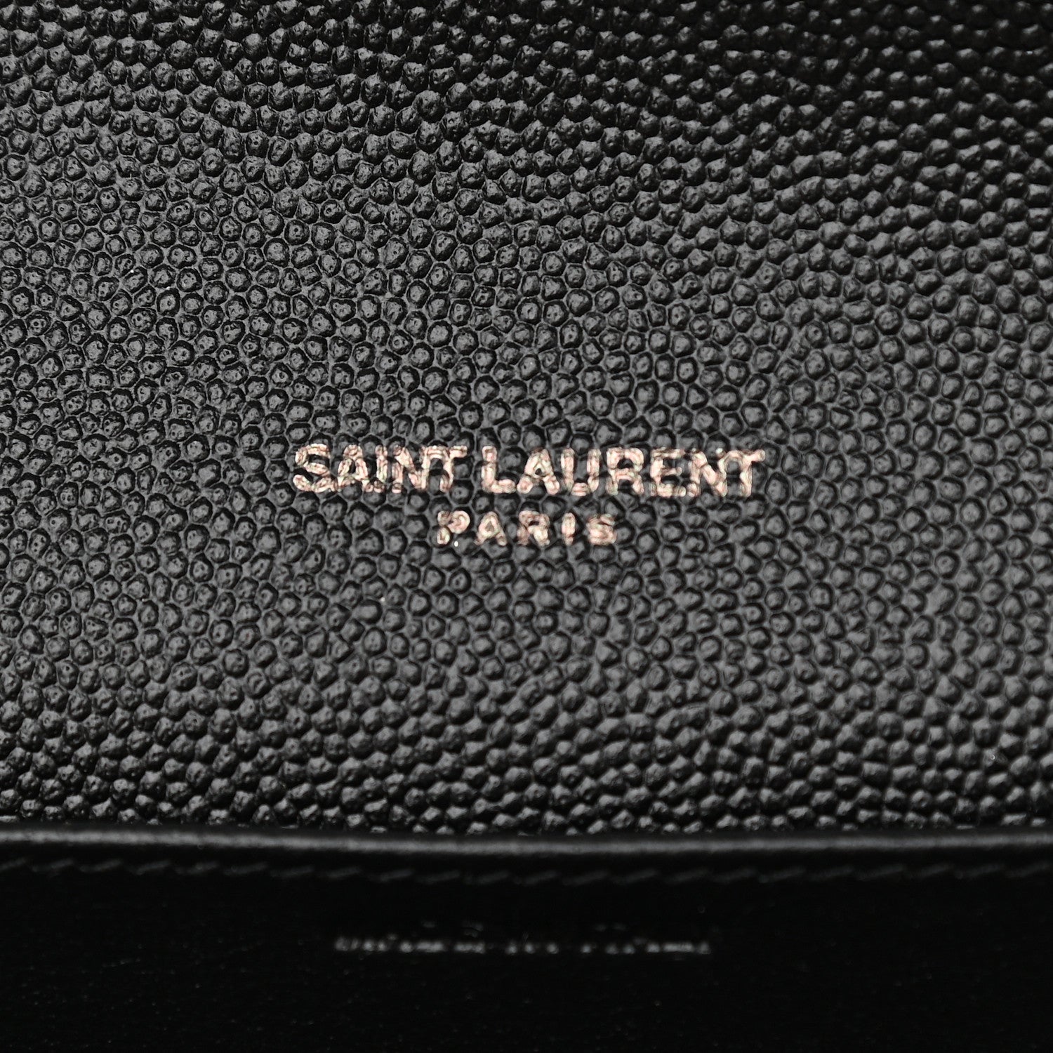 Saint Laurent Grain De Poudre Uptown Chain Wallet Black 7 of 10