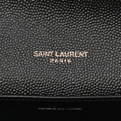 Saint Laurent Grain De Poudre Uptown Chain Wallet Black 7 of 10