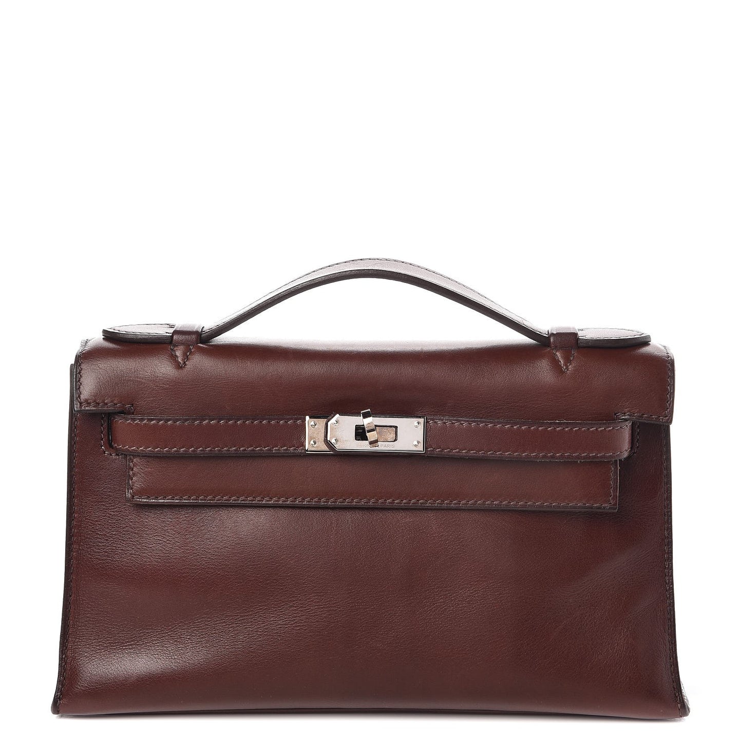 Evercalf Kelly Pochette Clutch Havane