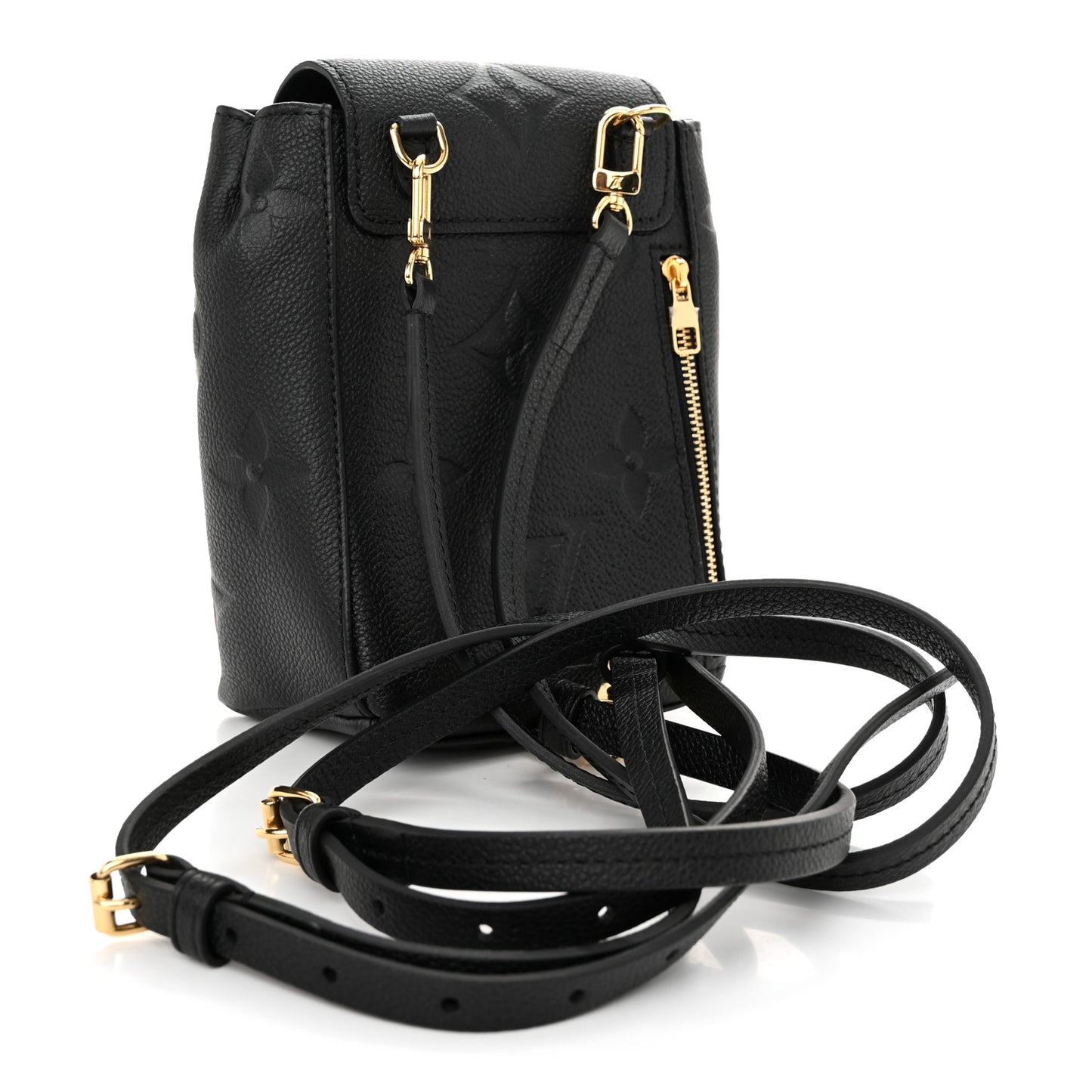 Empreinte Monogram Giant Tiny Backpack Black