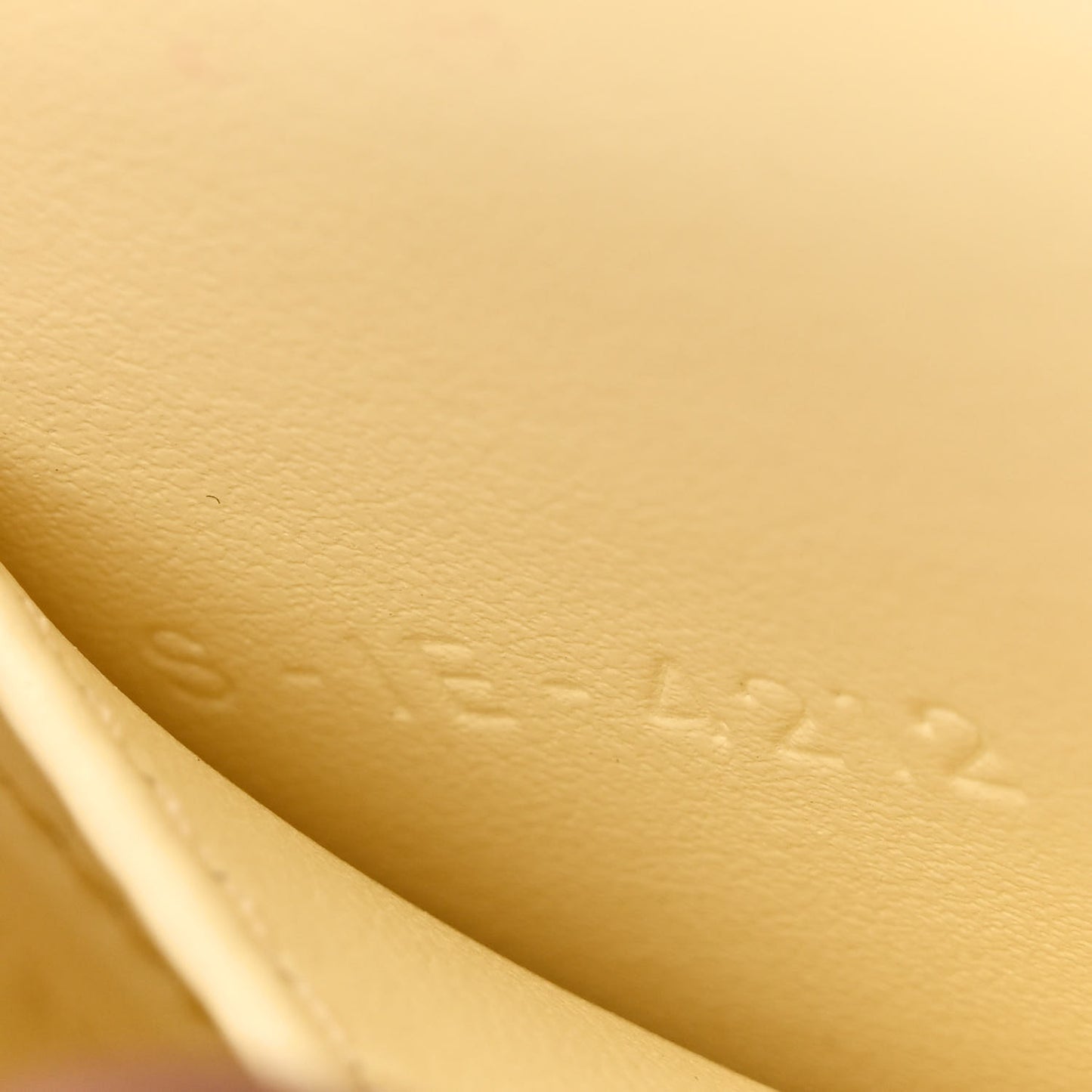 Shiny Calfskin Mini Triomphe Pollen