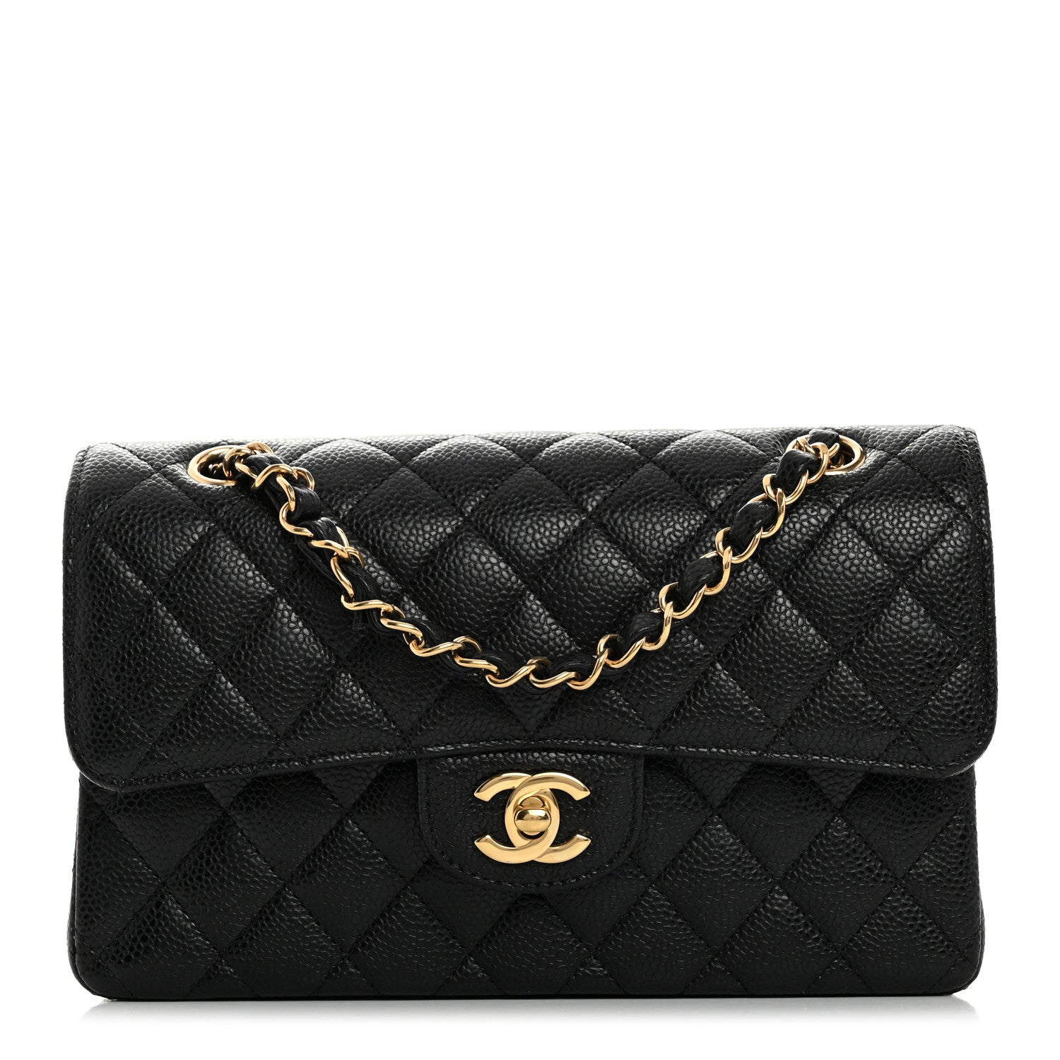 Chanel Caviar Quilted Small Double Flap Black 1 of 10
