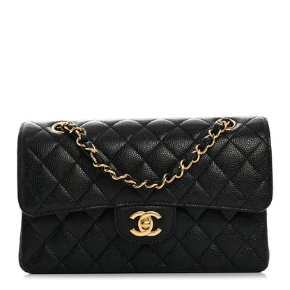 Chanel Caviar Quilted Small Double Flap Black 1 of 10