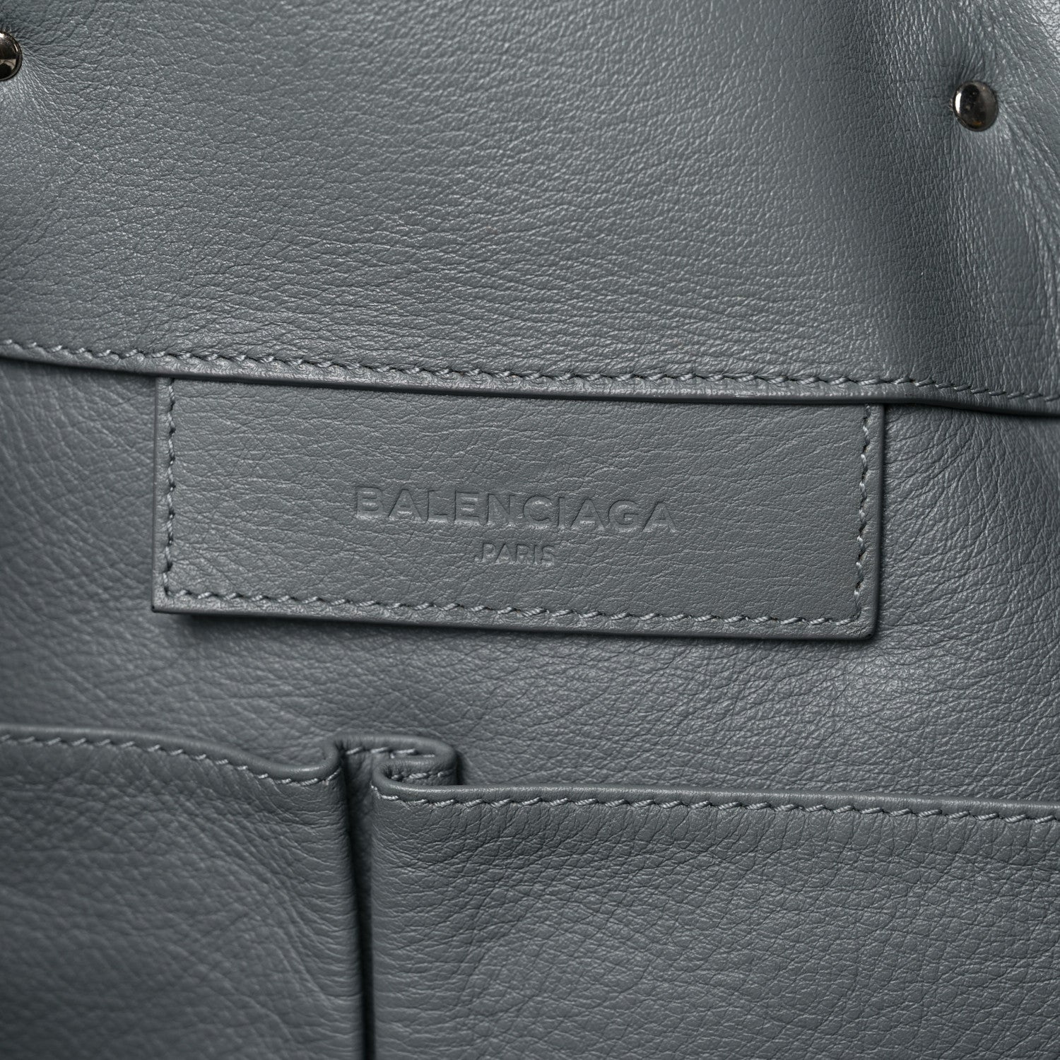 Balenciaga Veau Papier A4 Zip Around Tote Grey 7 of 25