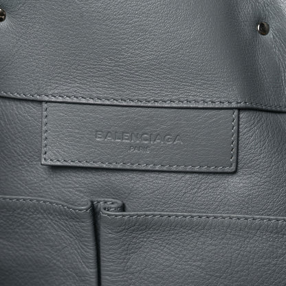 Balenciaga Veau Papier A4 Zip Around Tote Grey 7 of 25