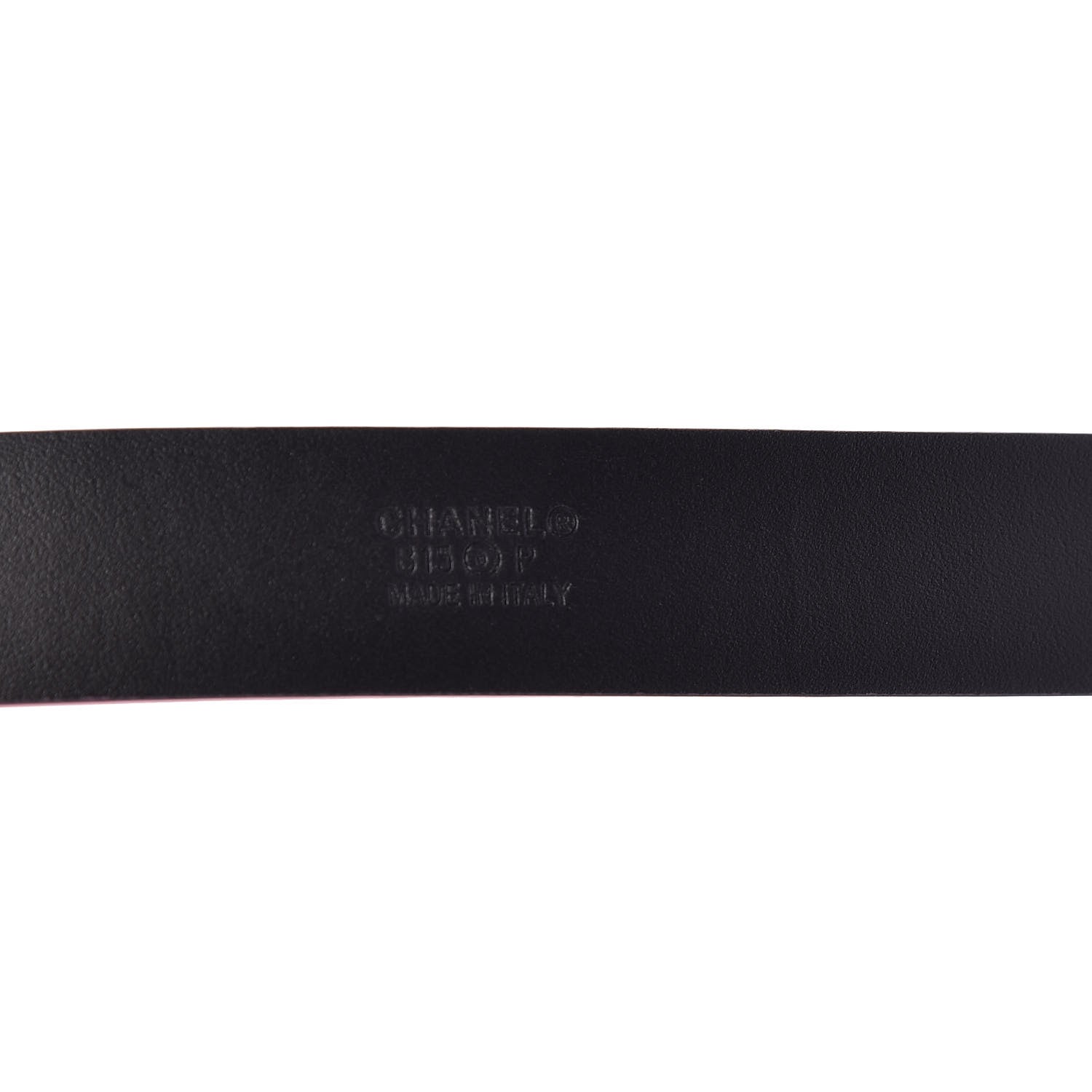Chanel Patent CC Logo Skinny Belt 85 34 Pink 4 of 8