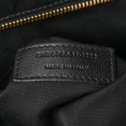 Saint Laurent Lambskin Quilted Maxi Icare Shopping Tote Black 9 of 12