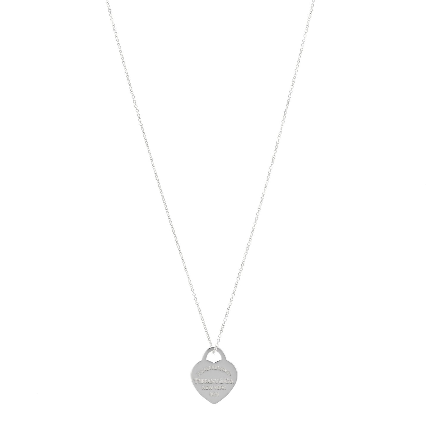 Sterling Silver Small Return To Tiffany Heart Pendant Necklace