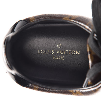 Louis Vuitton Patent Monogram Frontrow Sneakers 38 24 of 28