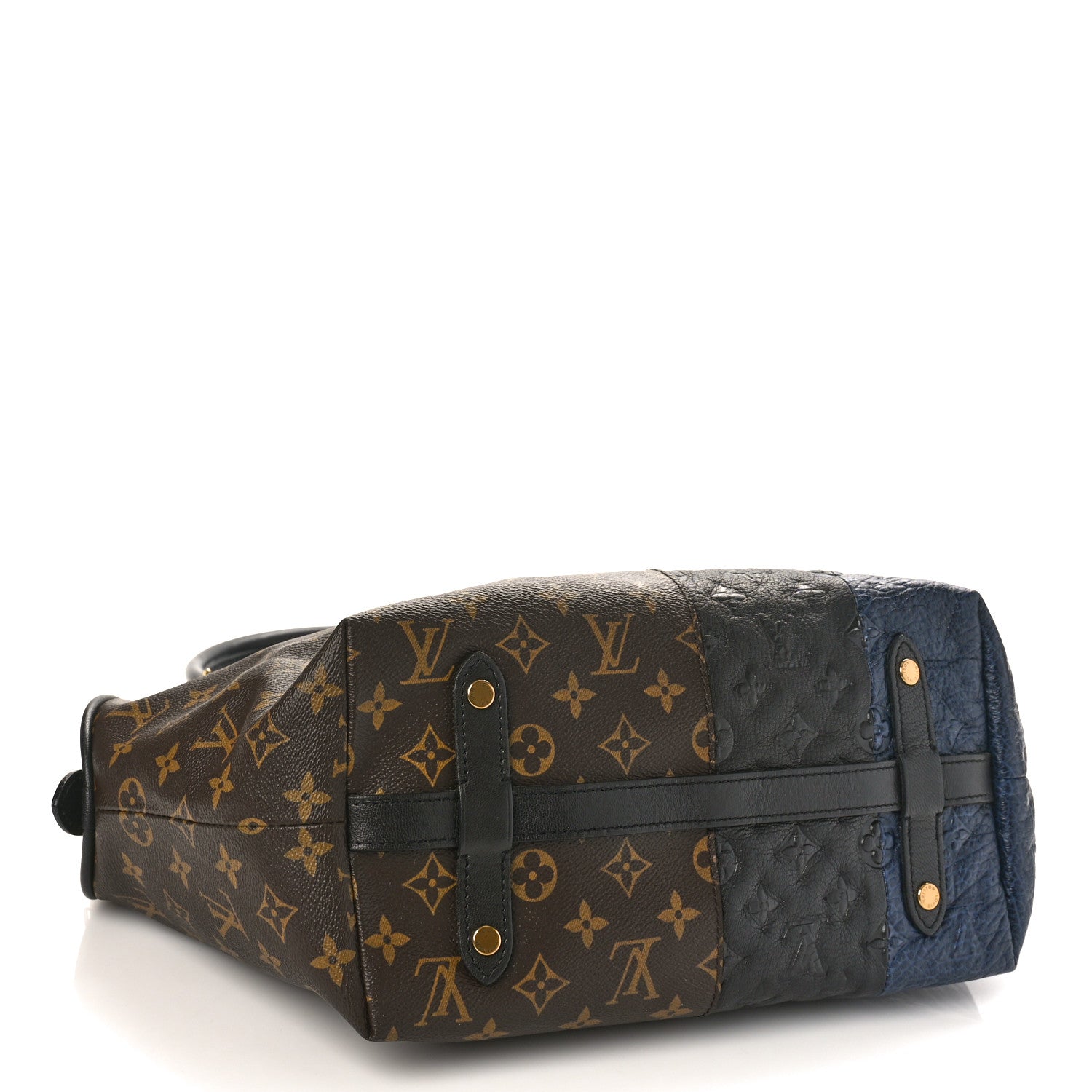 Louis Vuitton Monogram Stripes Medium Bag Marine 4 of 8