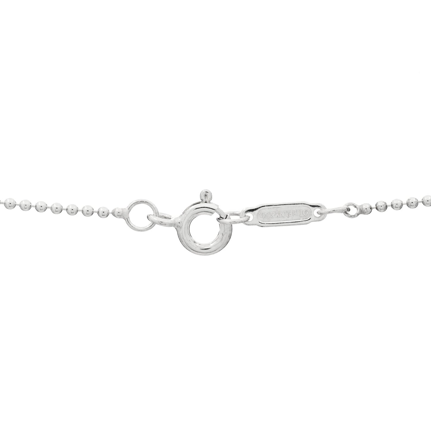 Sterling Silver Lexicon Gift Box Charm Bead Chain Necklace