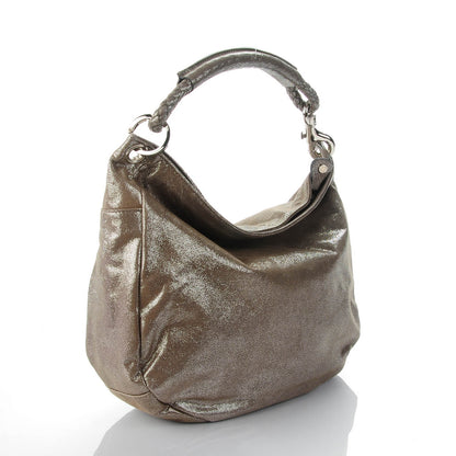 Jimmy Choo Metallic Suede Small Sky Hobo Silver 3 of 7