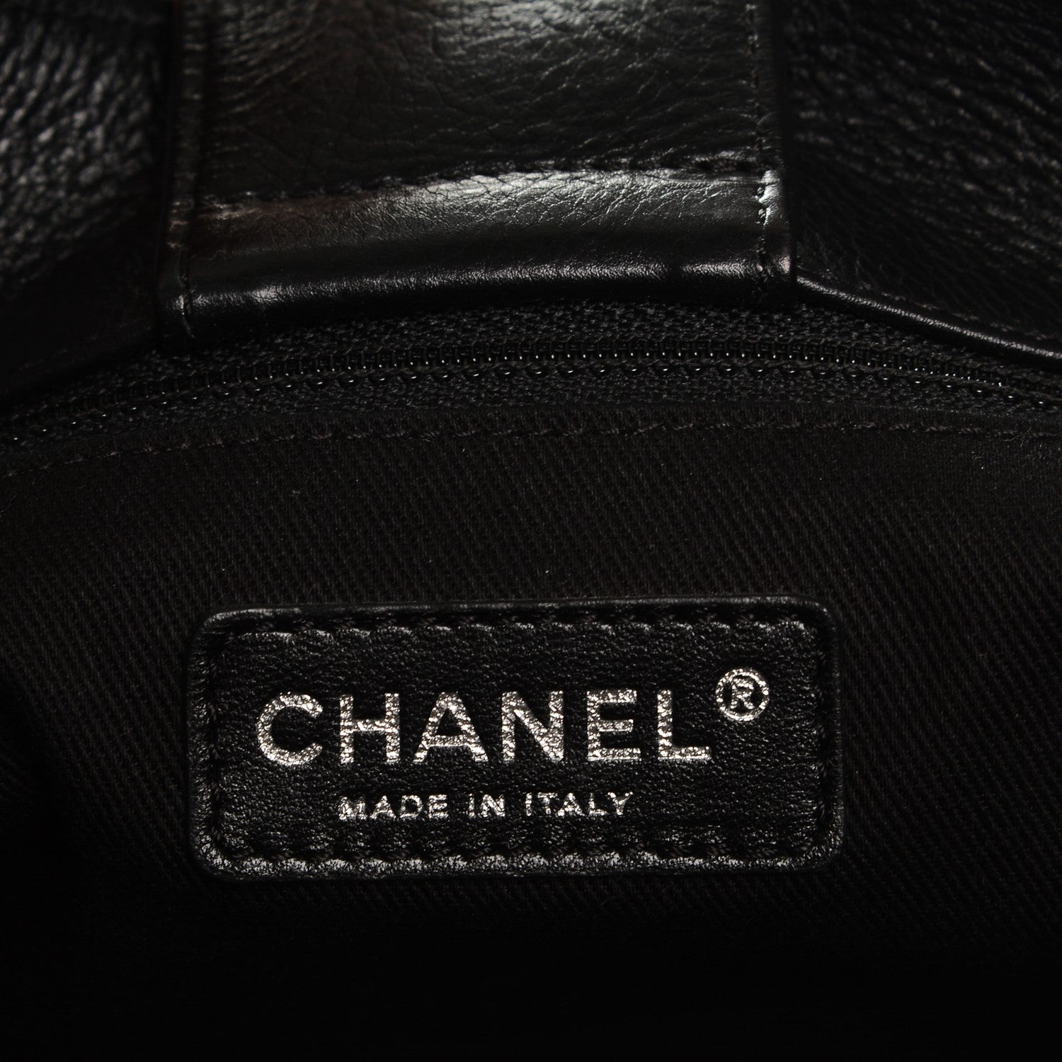 Chanel Calfskin CC Open Accordion Shoulder Bag Black 6 of 7