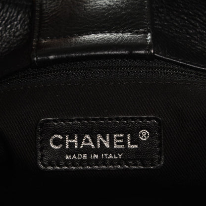 Chanel Calfskin CC Open Accordion Shoulder Bag Black 6 of 7