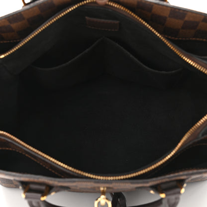 Louis Vuitton Cuir Taurillon Damier Ebene Normandy Black 5 of 20