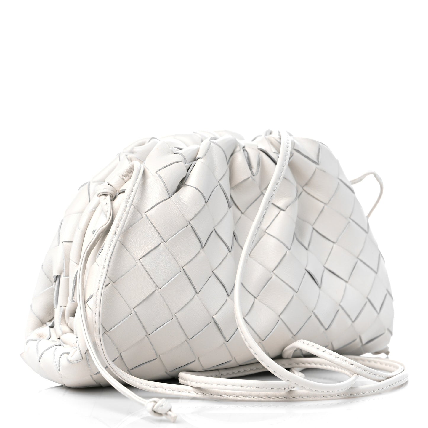 Nappa Intrecciato The Mini Pouch Chalk