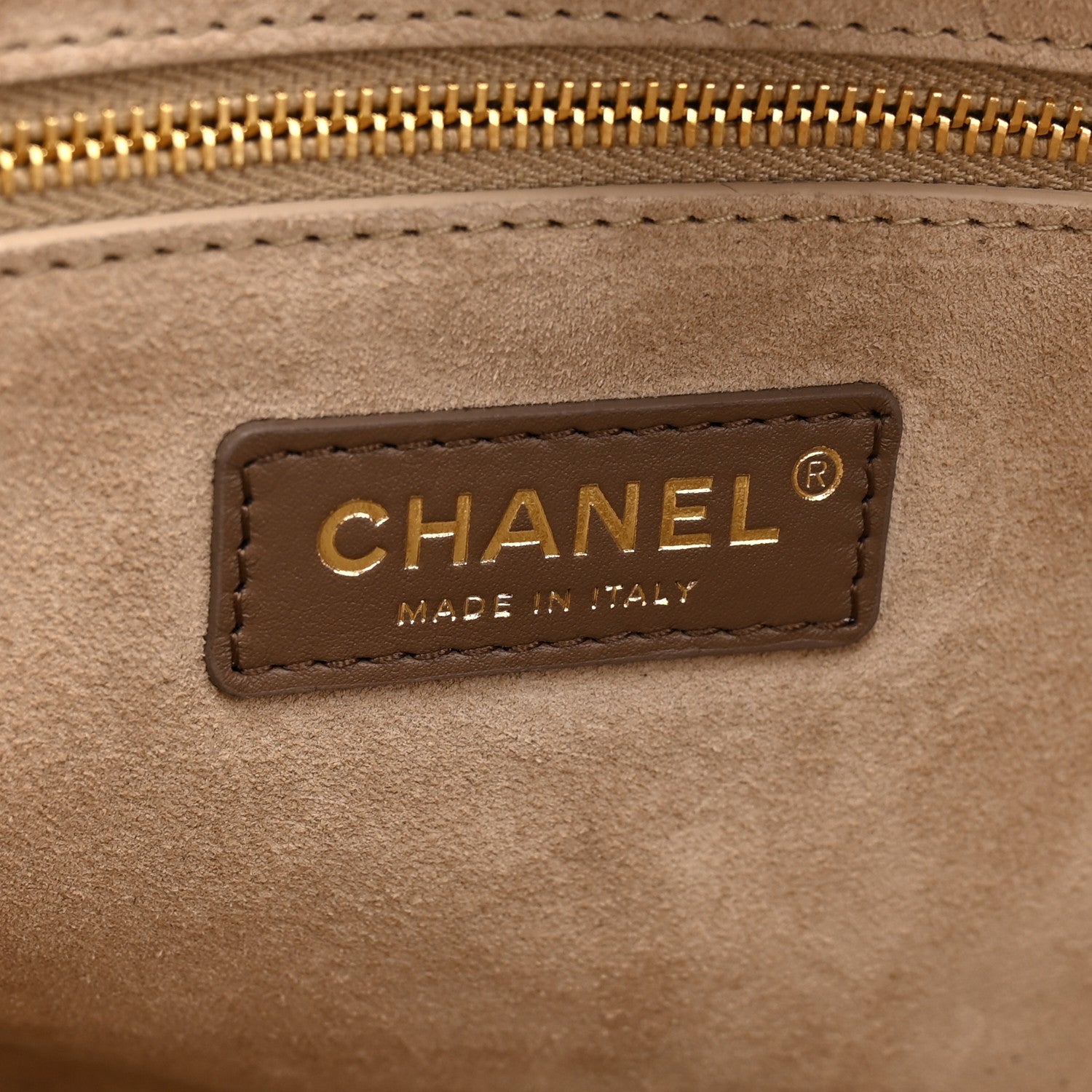 Chanel Calfskin Archetype Small Shopping Tote Light Brown 6 of 10