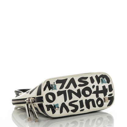 Louis Vuitton Graffiti Alma MM Black 4 of 8