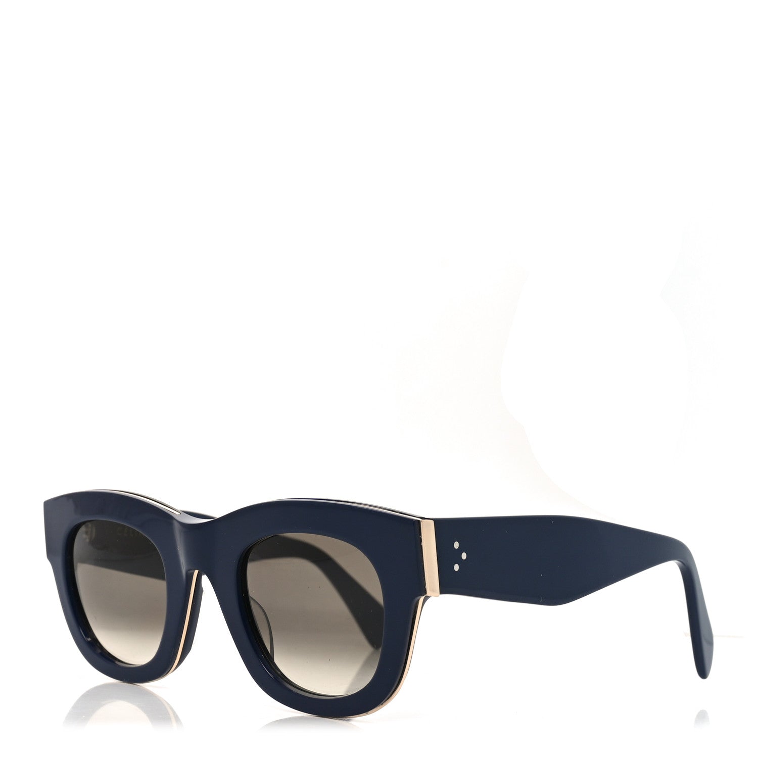 Celine Acetate Strat Brow Sunglasses CL41095/S Blue 1 of 7
