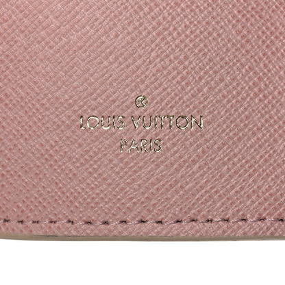 Louis Vuitton Damier Azur Victorine Wallet Rose Ballerine 6 of 10