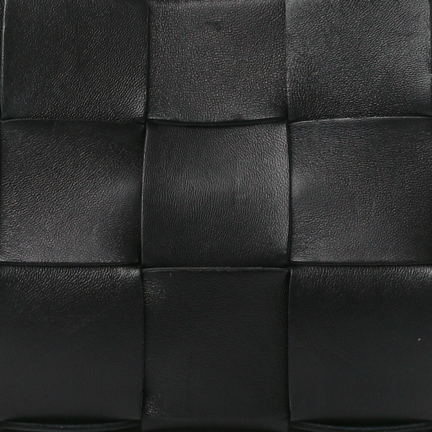 Bottega Veneta Calfskin Maxi Intrecciato Cassette Pouch On Strap Black 9 of 11