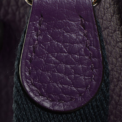 Hermes Taurillon Clemence Evelyne TPM Ultraviolet 14 of 16